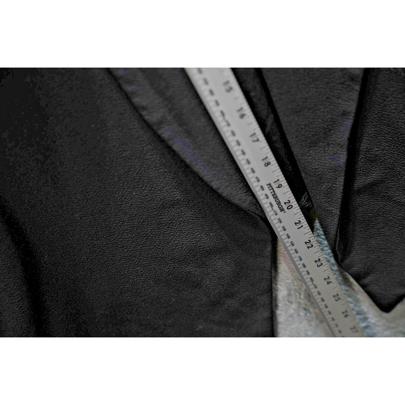 Hybrid & Company Black Draped Open Front Blazer Women's Size M Lightweight - Picture 3 of 6